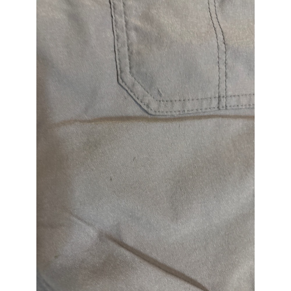 Prana Halle Hiking Pants Gray Size 8 Regular Zion Straight Leg Roll Up Snaps - Picture 8 of 8
